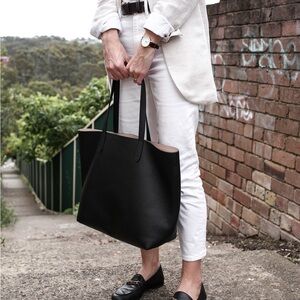 Cuyana Classic Structured Leather Tote